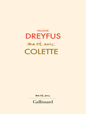 cover image of Ma vie avec Colette